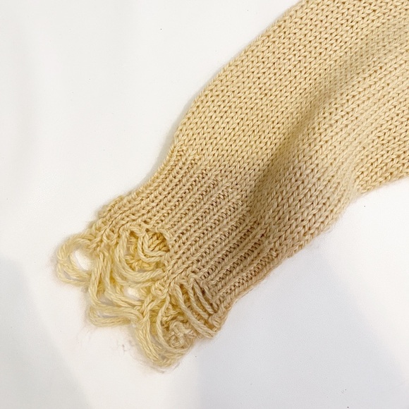 Wildfox Cat Face Whiskers Peach Sweater sz S - Picture 9 of 9